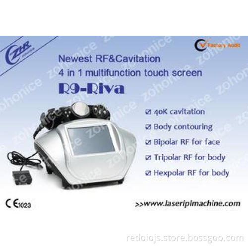 Biopolar RF Multi Function Beauty Equipment , Cavitation Bo